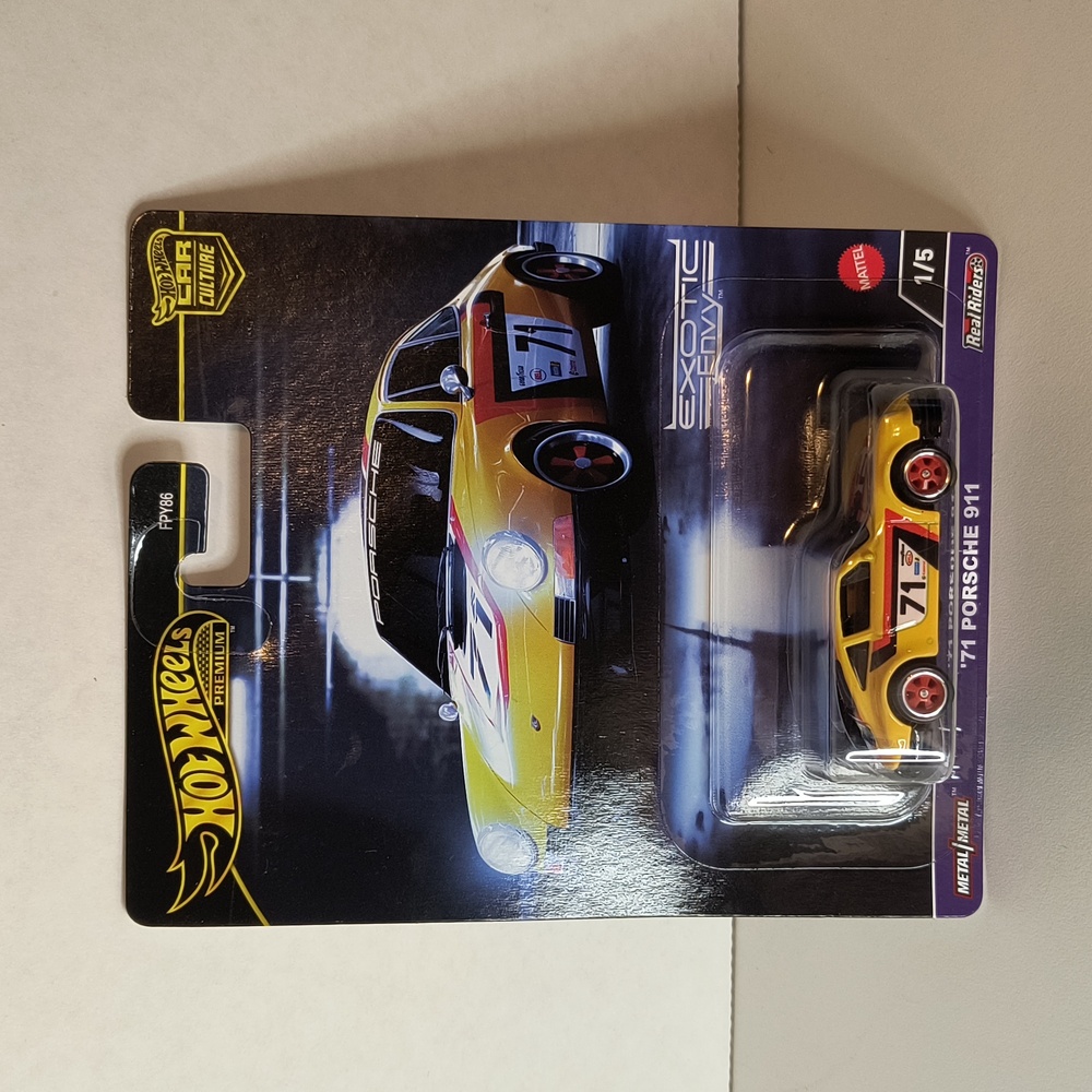 1B22  2024 Hot Wheels '71 Porsche 911 #1 Canary Yellow - with shipping p…